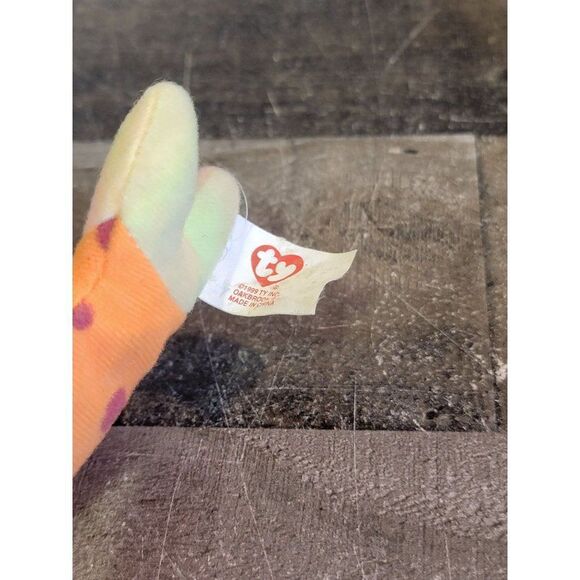 Beanie Baby 1999 rainbow multicolored fish plush toy figure - Picture 5 of 5